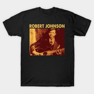 Legendary Blues Capturing Robert Johnson's Soulful Guitar T-Shirt